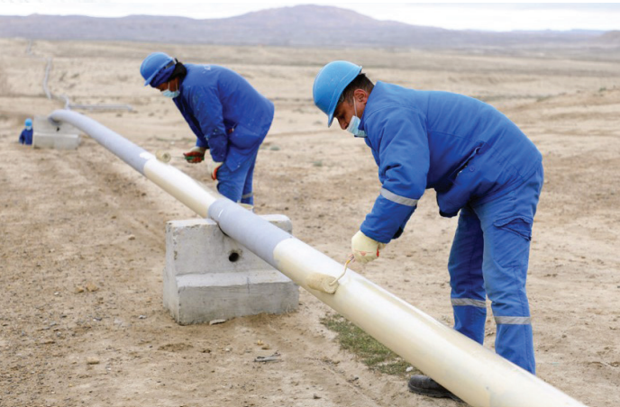 QIZILCA QAZ XƏTLƏRİNİN ÇƏKİLİŞİ